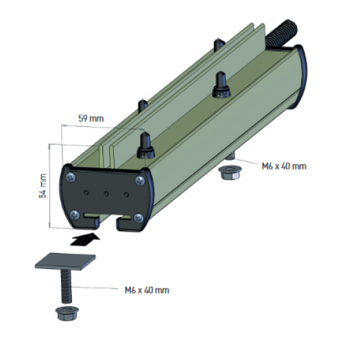 Ionizačná lišta Fraser Anti-Static 3850SC 500mm